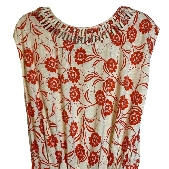 Anthropologie Leifnotes Scattered Stallata Drop Waist Dress Size Small - Picture 9 of 12